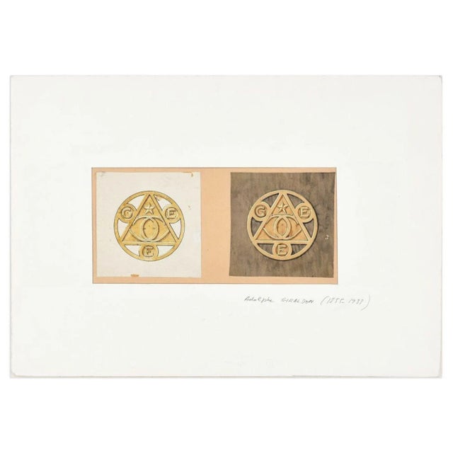 Symbols is an original artwork realized by Adolphe Giraldon in the first half of the XX Century. Original china ink and...