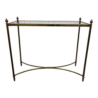 Vintage Neoclassical Style Console Table by Labarge For Sale