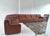 Large Italian Five-Piece Modular Corner Sofa Set in Cognac Leather, 1970s For Sale - Image 13 of 15