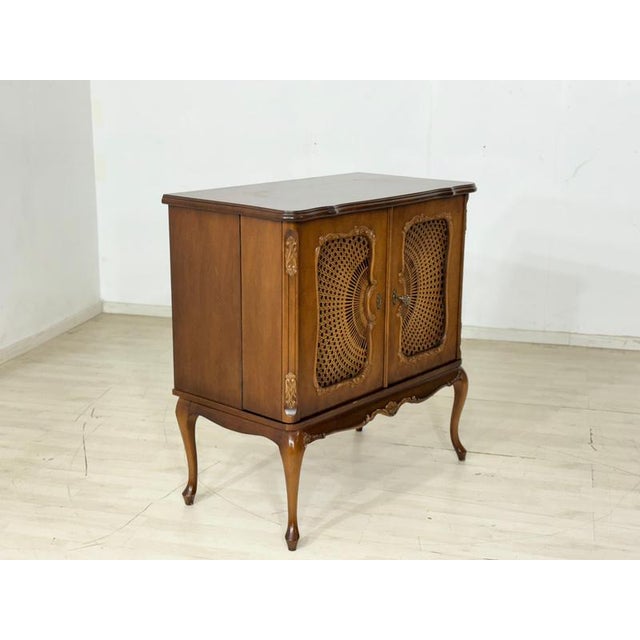 Antique Baroque TV & Phonograph Cabinet, 1970s For Sale - Image 9 of 11