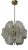 Murano Glass Chandelier in the style of Fontana Arte, 2000s For Sale