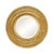 The Earl of Lytton commands attention with concentric bands of hand-carved gold ornament radiating around a round central...