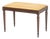 John Widdicomb Silk Upholstered Mahogany Bench For Sale