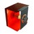 Metal Vintage Space Age Cube-Shaped Wall-Mounted Lamp For Sale - Image 7 of 7