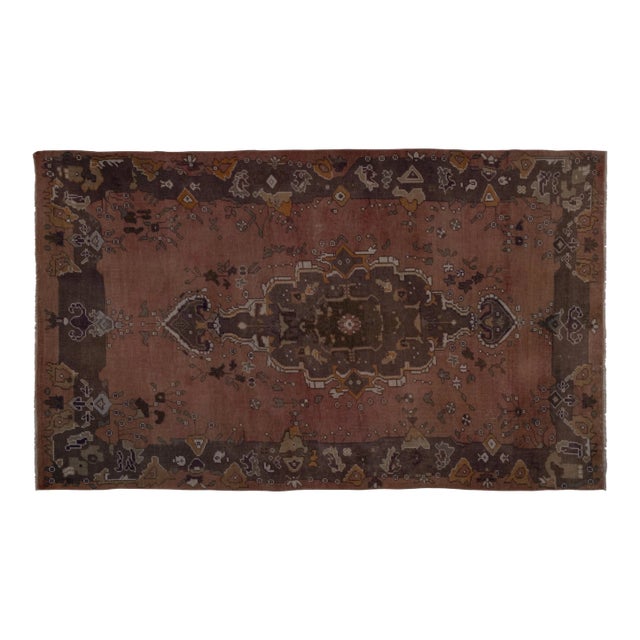 Vintage Turkish Konya Rug 5'1'' X 8'4'' For Sale