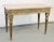 18th Century Italian Neoclassical Painted and Parcel-Gilt Console With Marble Top For Sale - Image 4 of 8