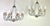 Vincente Eight Light Wood & Iron Painted Chandelier by Miamar Home For Sale In Los Angeles - Image 6 of 12