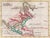 Rare 1729 copper engraved, hand-colored Chatelain miniature map of North America, full title "L'Amerique Septentrionale...