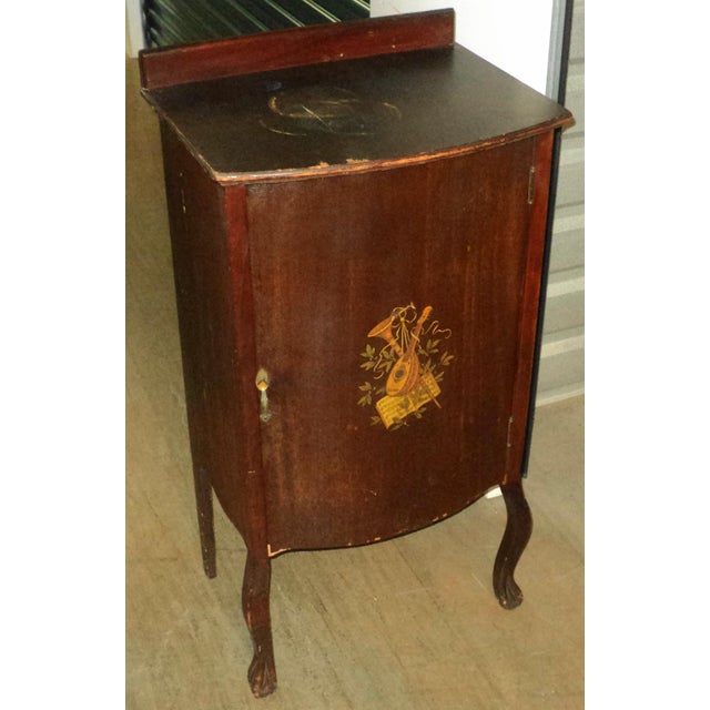 Victorian Antique Victorian Music Cabinet For Sale - Image 3 of 9