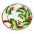1990s Vintage Hollywood Regency Americans Fitz & Floyd Noel Classique Canapé Plate, Christmas For Sale