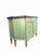 Vintage Neoclassical Green & Gold Painted Sideboard / Buffet With Black Marble Top For Sale - Image 4 of 12