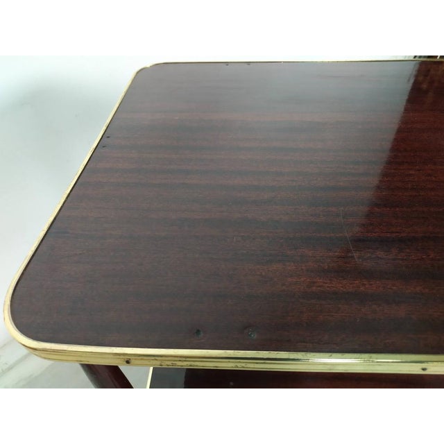 Vintage Brass Service Trolley, 1950s For Sale - Image 11 of 18