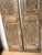 1920s Antique-Style Carved Wood Door Panels, Pair – Narrow Arched Floral Motif 80x36 For Sale - Image 5 of 7