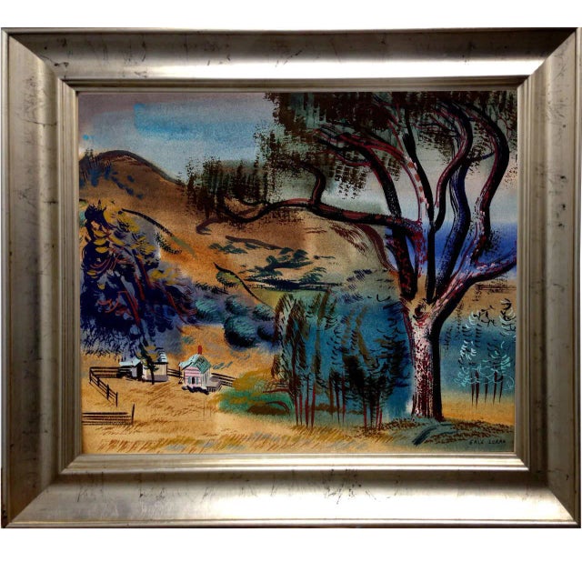 1944 California Scene by Erle Loran For Sale