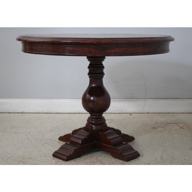 Age: Approx: 20 Years Old Details: Factory Distressed High Quality Construction Nice Small Diminutive Table Or Center...