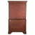 Brown 18th Century Mahogany Chest on Chest with Brass Handles For Sale - Image 8 of 11