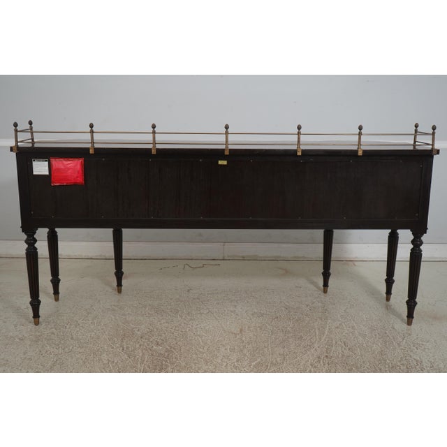 Maitland Smith Highly Inlaid Mahogany Sheraton Sideboard For Sale - Image 10 of 12