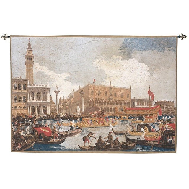 From an original painting by Italian artist Antonio Canaletto. Born at Venice in 1697, he painted views of his native...