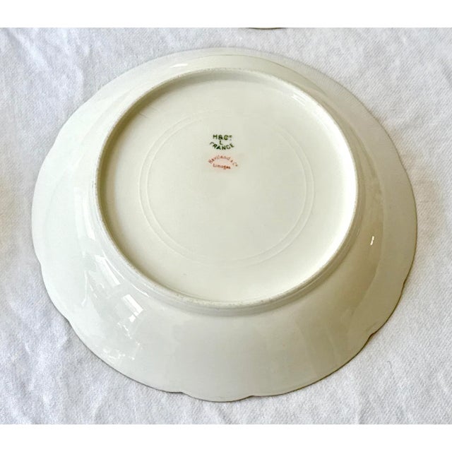 French Limoges Antique Porcelain Bowls - Set of 6 - 7.25" For Sale - Image 10 of 13