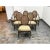 McGuire Furniture Oval Glass Top Dining Table + Six Double Cane Back Dining Armchairs, Vintage Set For Sale - Image 15 of 15
