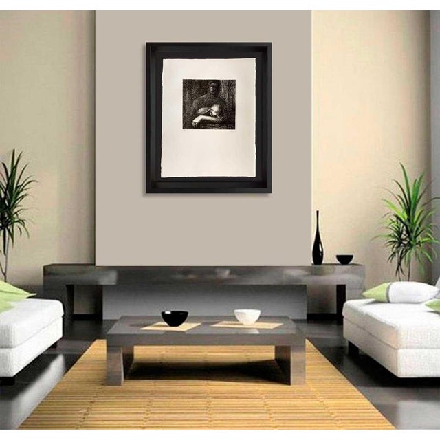 Modern Henry Moore - Hand Signed Lithograph Original" Lullaby Sleeping..." with frame For Sale - Image 3 of 7