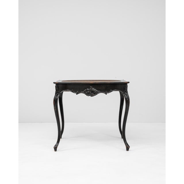 1880s French Wood Black Patinated Side Table For Sale - Image 17 of 18