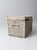 Vintage White Wicker Storage Basket For Sale - Image 16 of 18