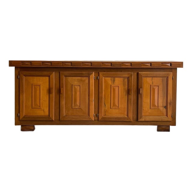 Spanish Pine Sideboard, 1960s For Sale