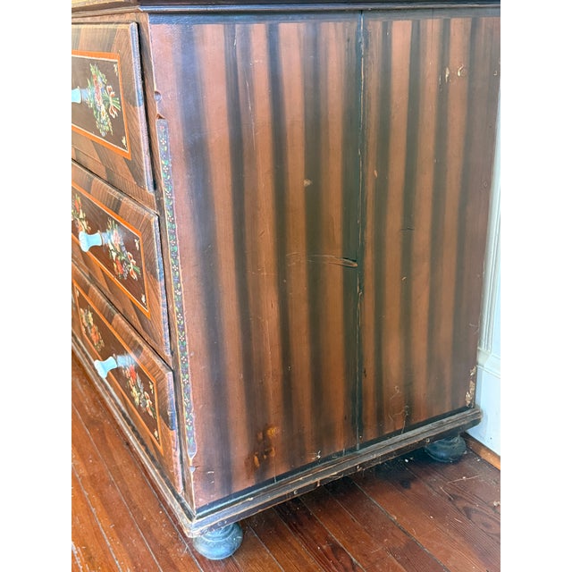 1900-1909 Eastern German Folk Art Marriage Chest For Sale - Image 15 of 17