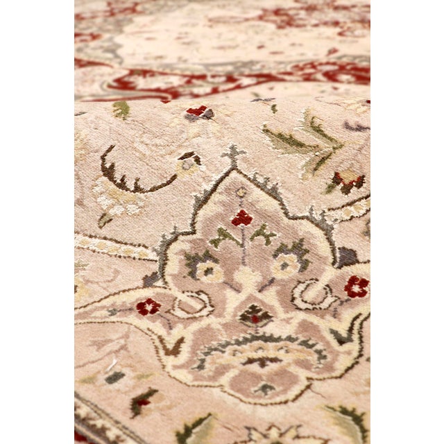 Modern Pasargad Home Baku Multi Silk & Wool Area Rug- 9'11" X 14' 3" For Sale - Image 3 of 6