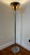 Pink Art Deco Floor Lamp with Rose-Colored Glass, 1920s For Sale - Image 8 of 8