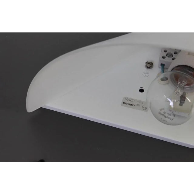 German Opal Glass Sconces by Limburg, Set of 2 For Sale - Image 6 of 7