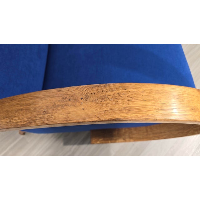 Art Deco Lounge Chair by Jindřich Halabala, 1950s For Sale - Image 4 of 11