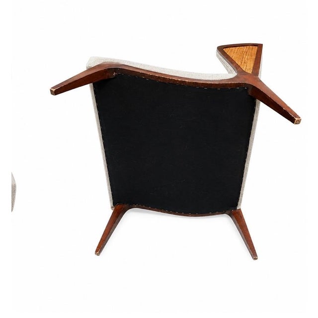 Mid 20th Century Gio Ponti Style Mid-Century Italian Lounge Chairs - Pair For Sale - Image 5 of 7