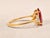 Metal The Allyns Alley: Ladies 18K Yellow Gold Ring set with 3.44 CT Oval Ruby and Diamonds For Sale - Image 7 of 13