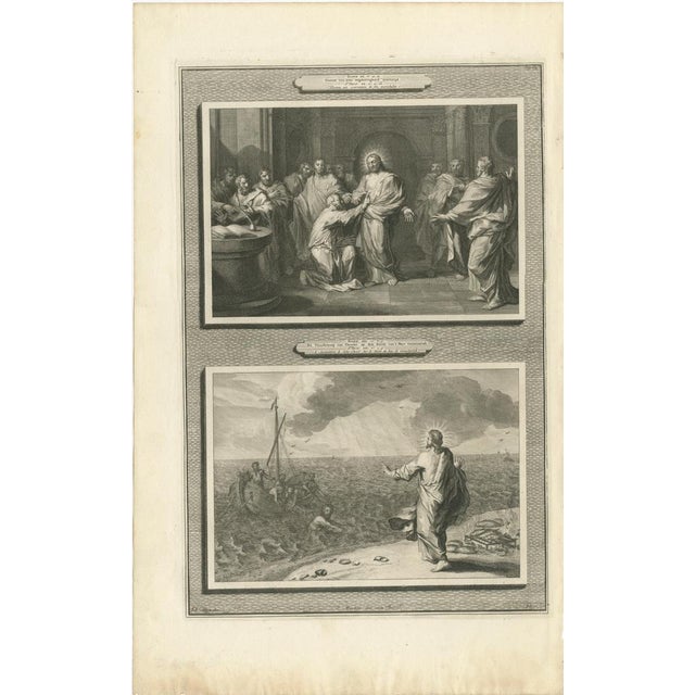 Life of Christ and the Apostles, 1700, Paper, Set of 3 For Sale - Image 4 of 10