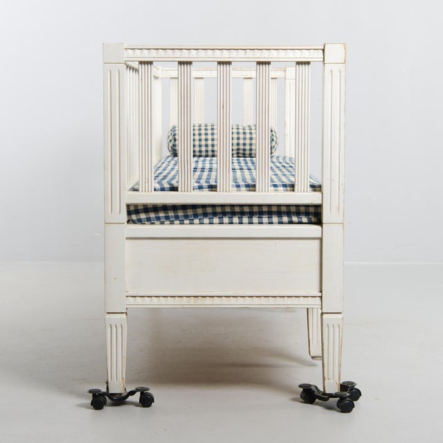 Vintage Wooden Bench, Sweden, 1890 For Sale - Image 4 of 11