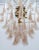 AVMazzega Mid-Century Modern Murano Glass Chandelier with Petals from Mazzega, Italy, 1970s For Sale - Image 4 of 6