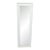 Crate & Barrel Wood Floor Mirror on Stand For Sale