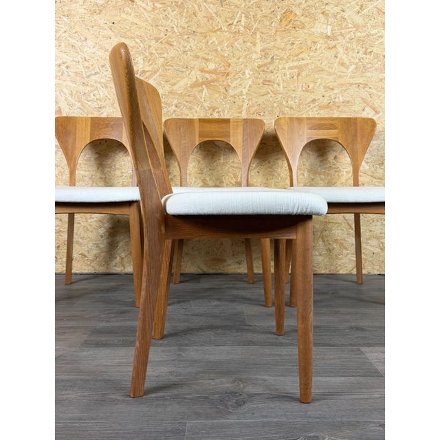 Oak Model Peter Dining Chairs by Koefoeds Hornslet, 1960s, Set of 4 For Sale - Image 13 of 18