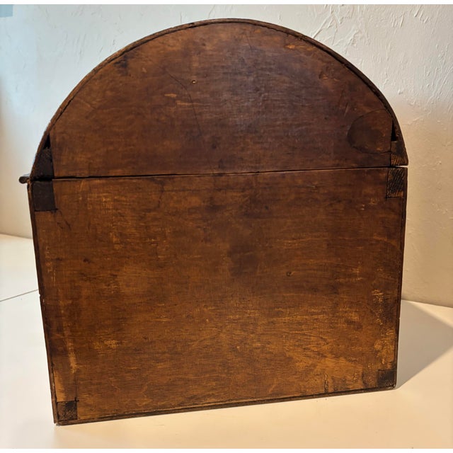 Antique English Domed Top Box For Sale - Image 9 of 9