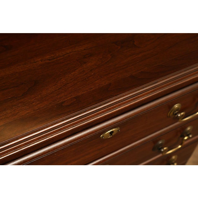 Ethan Allen 'Georgian Court' Cherry Silver Chest For Sale - Image 13 of 18