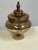 Antiqued Mercury Glass Footed Lidded Jar For Sale - Image 9 of 12