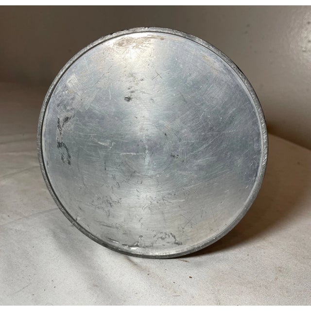 Rare Antique 1876 1 Liter Handmade Engraved Pewter Flagon Tankard Pitcher Stein For Sale - Image 12 of 12