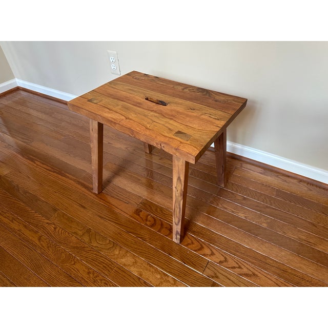 Solid wood bench in excellent condition