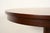 R. J. Horner Style Monumental Antique American Empire Mahogany Split Pedestal Extension Dining Table With Eight Leaves, Newly Refinished For Sale - Image 12 of 14
