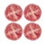 2020s Radicchio Hand-Painted Ceramic Salad Plates, Set of 4 — The Mane Lion, Made in Italy For Sale - Image 5 of 5