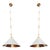 McGee & Co. Scarlet Pendant Lights, a Pair For Sale