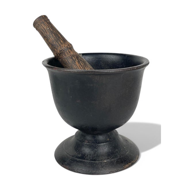 A Pottery Mortar & Pestle For Sale - Image 4 of 6