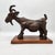 1960s reproduction of Pablo Picasso's Bronzed appearance abstract sculpture The She Goat. Featuring crafted plaster with...